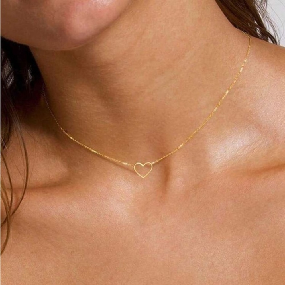 Gold Heart Necklace